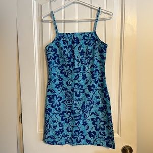 90’s Pelican Cove Hawaiian Print Dress (Size 5)